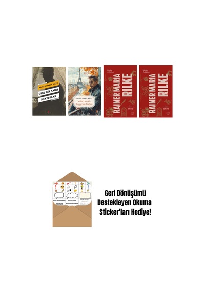 Rainer Maria Rilke 4 Kitap Set + Okuma Sticker'ları