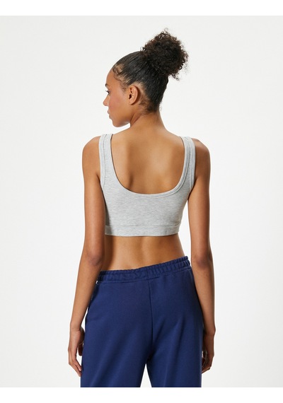 Koton Sporcu Sütyeni Slogan İşlemeli U Yaka Slim Fit Gri Melanj 4sak30225nk Gri Melanj Koton Sporcu Sütyeni Slogan İşlemeli U Yaka Slim Fit Gri Melanj 4sak30225nk Gri Melanj