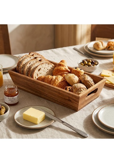 Akasya Ekmek Sepeti 33 X 15 Cm - Dikdörtgen Ahşap Ekmeklik, Sunum Ve Servis Sepeti, Tezgah Ve Kahvaltılık Düzenleyici Çok Renkli Akasya Ekmek Sepeti 33 X 15 Cm - Dikdörtgen Ahşap Ekmeklik, Sunum Ve Servis Sepeti, Tezgah Ve Kahvaltılık Düzenleyici Çok Renkli