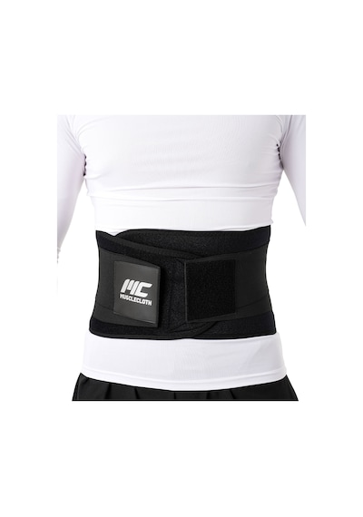 Musclecloth Termal Korseli Ağırlık Kemeri Siyah Siyah