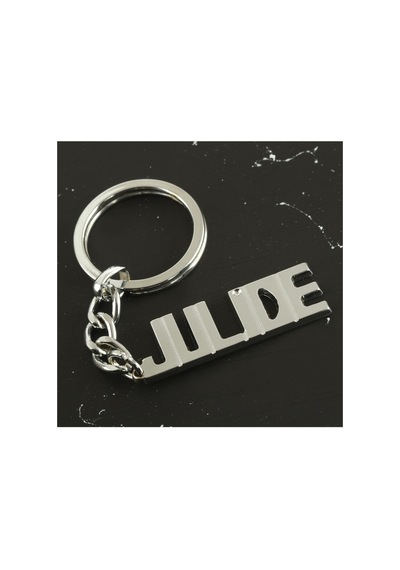 Julide - 334 - - Novapazr - İsimli Anahtarlık- Çok Renkli