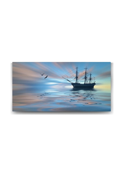 Yansımalar Ve Gemi Tablosu - 160x80cm
