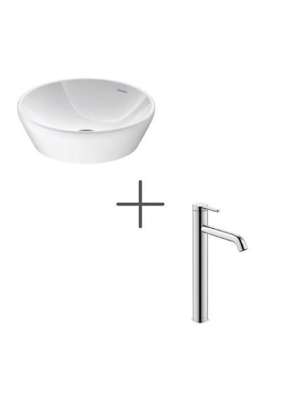Duravit D-neo 40 Cm Çanak Lavabo Ve C.1 Lavabo Bataryası Xl