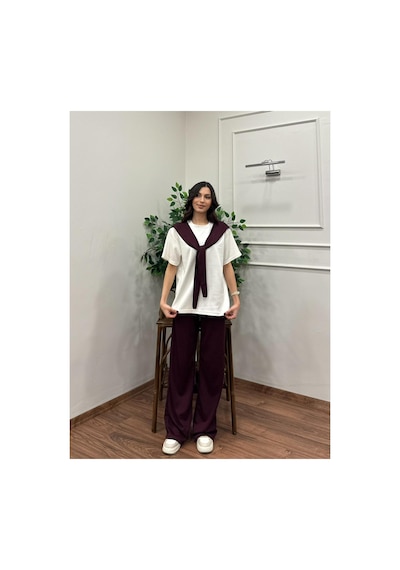 Asur Boutique Asur Butik Kadın Şal Yakalı Yapışık Model Kadın Eşofman Takımı Bordo Asur Boutique Asur Butik Kadın Şal Yakalı Yapışık Model Kadın Eşofman Takımı Bordo