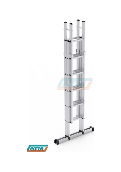 2*4=8+2=10 MT 65X25 ÇİFT SÜRGÜLÜ MERDİVEN