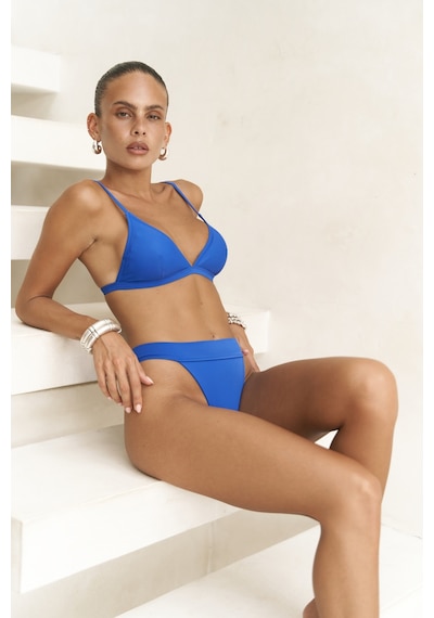 Mai Collection Mai Studios Co. Bagus Askılı Üçgen Mavi Bikini Üstü Mavi