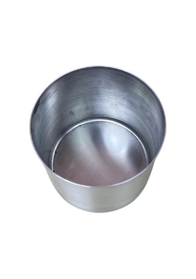 Cihan Çiçekçilik Galvaniz Saksı 15x15 Paslanmaz Metalik Çelik Çok Renkli