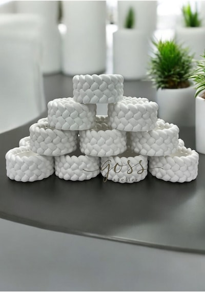 Bernami Mum Pinterest El Yapımı Örgü Model Beton Mumluk 20 Adet Mini Kase Hediyelik Nişan, Kına, Düğün Diğer