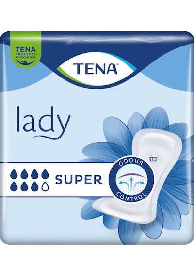 Tena Lady Super 5 Damla Kadın Mesane Pedi 2 x 30'Lu
