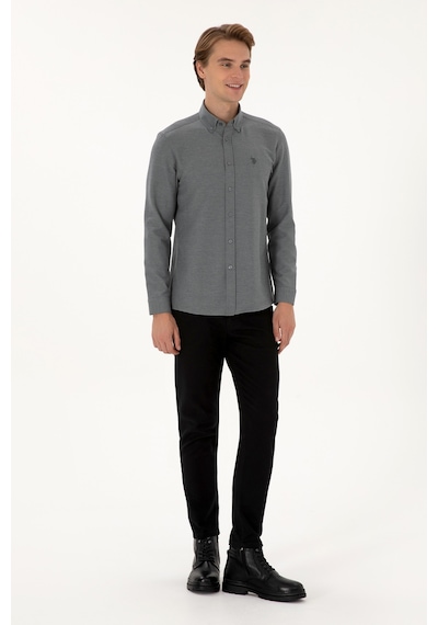 U.S. Polo Assn. Erkek Siyah Kanvas / Chino Pantolon 50310340-VR046