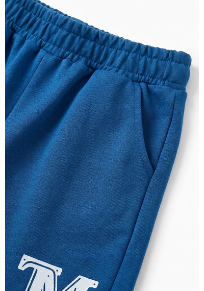 Joy Kids Erkek Çocuk Sırt Baskılı Basic Takım 4-13yaş Gri