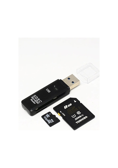 2in1 Usb 3.0 Micro Sd Hafıza Kartı - Tf Kart Okuyucu Hub Adaptör