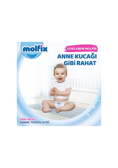 Molfix 7 Beden Bebek Bezi Ultra Fırsat Paketi 48x2 96 Adet 7 Numara