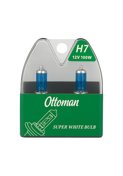 Frt Ottoman H7 12v Süper Beyaz Far Ampulü- Ultra Görüş Gücü