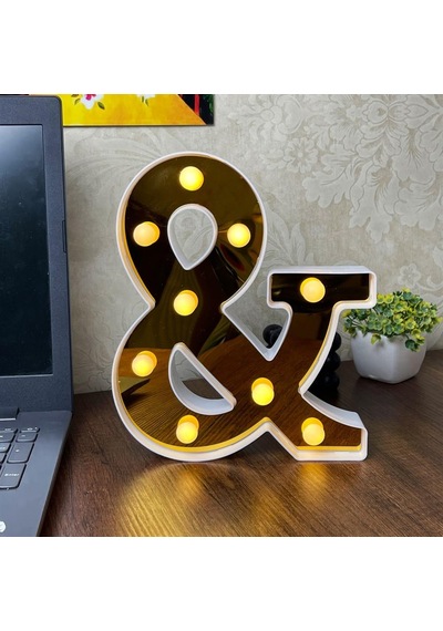Dekoratif Led Işıklı 3d And Büyük Boy Organizasyon Doğum Günü Kutlama