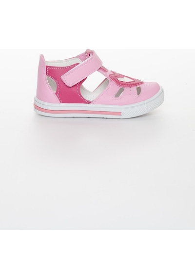 Şirin Bebe Ortopedik Kalpli Pembe Kız Bebe Ayakkabı-1141-pembe Pembe