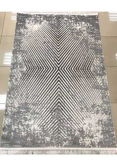 Merinos Halı Elegance 74433 095 Serisi Akrilik Salon Oturma Yatak Odası Halısı Gri