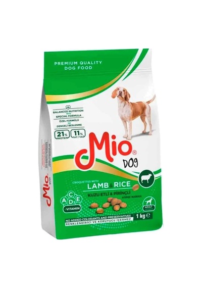 Kuzu Etli Ve Pirinçli Yetişkin Köpek Maması 1 Kg