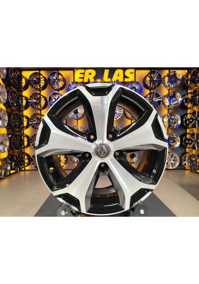 4 Adet Renault  6 16 5 114.3 Et50 66.1 Black Mack Jant Revize Edilmiş Takım