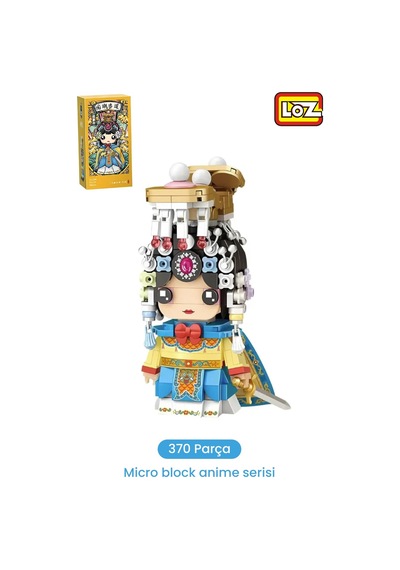 Loz Micro Anime Serisi 1550 Modeli 370 Parça Dekoratif Oyuncak Yapım Seti Yapı Blok Loz Micro Anime Serisi 1550 Modeli 370 Parça Dekoratif Oyuncak Yapım Seti Yapı Blok