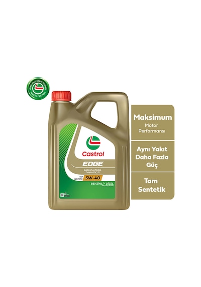 Castrol Edge 5W-40 Tam Sentetik Motor Yağı 4 L