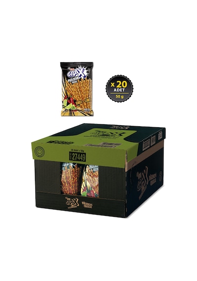 Eti Crax Patlayan Lezzet Chili-Lime Çubuk Kraker 20 x 50 G