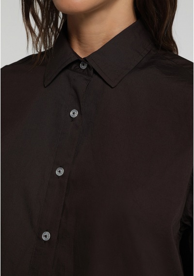 Colin's Colins Boyfriend Fit Shirt Neck Düz Kadın Kahverengi Uzun Kol Gömlek Cl1081481 Q1.v1 Brw Colin's Colins Boyfriend Fit Shirt Neck Düz Kadın Kahverengi Uzun Kol Gömlek Cl1081481 Q1.v1 Brw