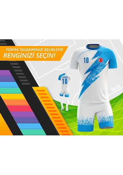 Acr Giyim Kişiye Özel Futbol Forması - Dizayn : Şimşek