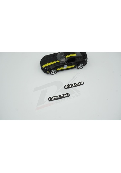 Dynaudio Logo Hoparlör Krom Metal 3M Logo Amblem 2 Li Set N11.4293