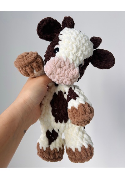 Brownie The Cow Uyku Arkadaşı Açık Kahverengi - Beyaz