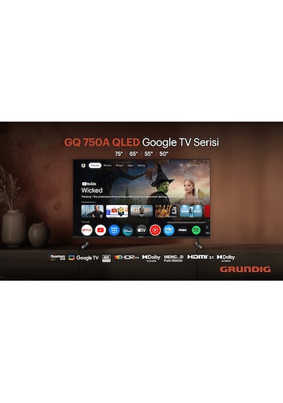 Grundig 50 GQ 750A 50" 4K Ultra HD QLED TV