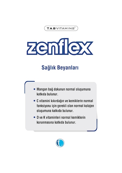 Zenflex 60 Tablet Glukozamin Kondroitin Msm Tip Iı Kolajen
