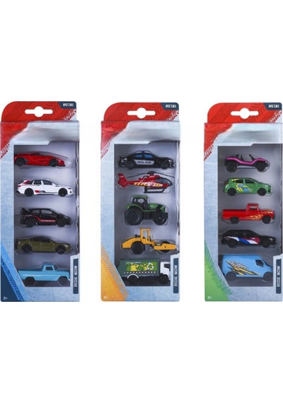 Mey İthalat Street Cars 5'li Araç Seti