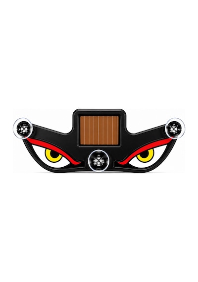 Solar Devil Eyes Araç Işıkları Ön/arka Cam İçin Güneş Enerjili/usb Bağlantılı Led Işıkları Beyaz-sarı