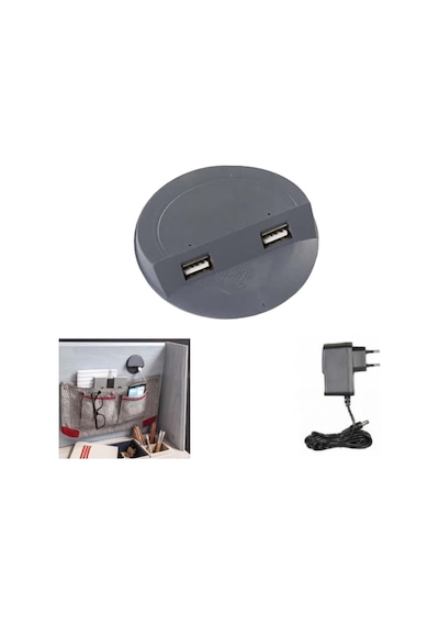 Çalışma Masası Için Masa Üstü Usb Şarj Aleti Adaptör Dahil