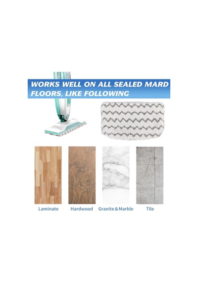 Tr Köpekbalığı Buharlı Paspas S1000, S1000a, S1000c, S1000wm Ve S1001c İçin 6 Paket Mikrofiber Buharlı Paspas Ped Genel