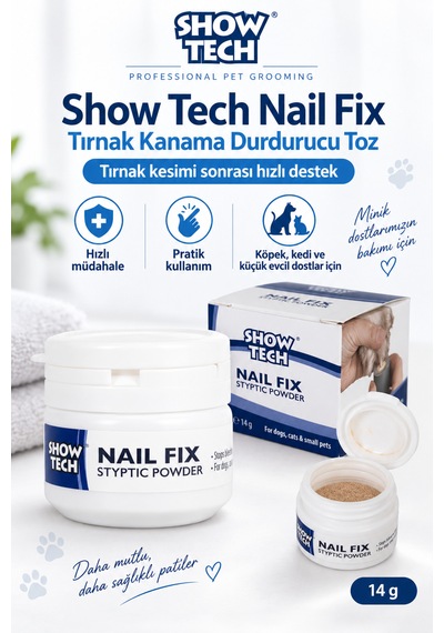 Showtech Kedi Ve Köpek Tırnak Kanama Durdurucu Toz 14 Gr