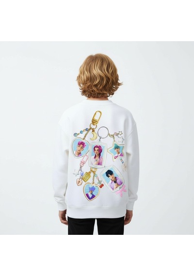 Seabubbles Saja Boys Çocuk Sweatshirt BEYAZ