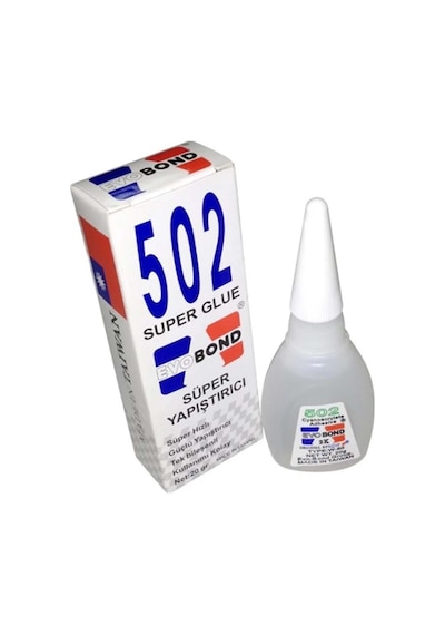Evobond 502 Süper Hızlı Yapıştırıcı 20 ML (3Adet)
