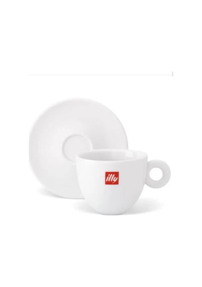 İlly Cappuccino Fincanı Ve Tabak 170 Ml Beyaz