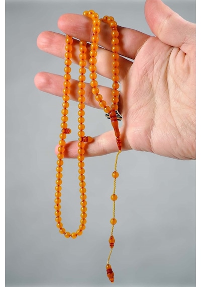 Tesbihkenti Zar Kehribar Benzetmesi 99'Luk Namaz Tesbihi