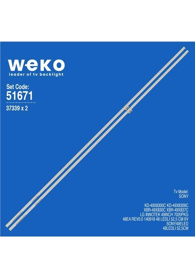 Sony Xbr-49x837c 49'' 2 Adet Tv Led Bar Tvnizi Açıp İçindeki Led Barla Birebir Aynısı Olduğunu Görmeden Almayınız. Sonrasında İade Almamaktayız. Çok Renkli Sony Xbr-49x837c 49'' 2 Adet Tv Led Bar Tvnizi Açıp İçindeki Led Barla Birebir Aynısı Olduğunu Görmeden Almayınız. Sonrasında İade Almamaktayız. Çok Renkli