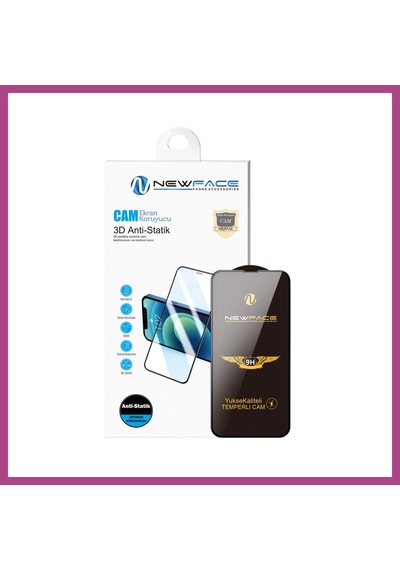 Gees Global Samsung Galaxy S26 Ultra 3d Antistatik Cam Ekran Koruyucu - Siyah Gbzs