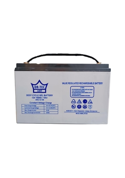 Ortec 100ah 12v Jel Akü