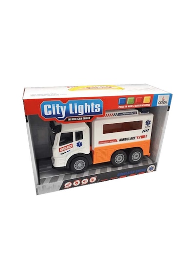 Ctoy Oyuncak Işıklı Ve Sesli Ambulans Kamyon 89-207b