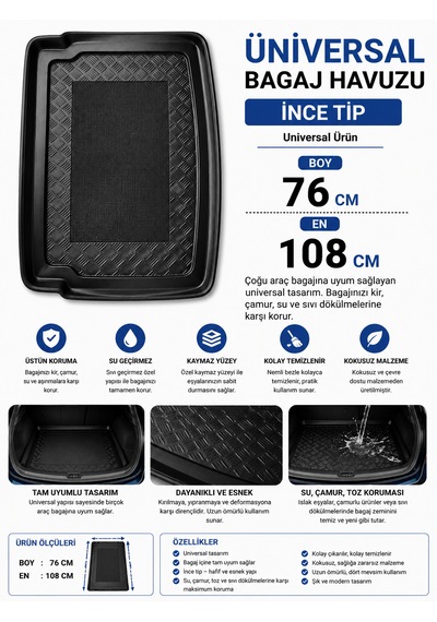 Üniversal İnce Tip Bağaj Havuzu