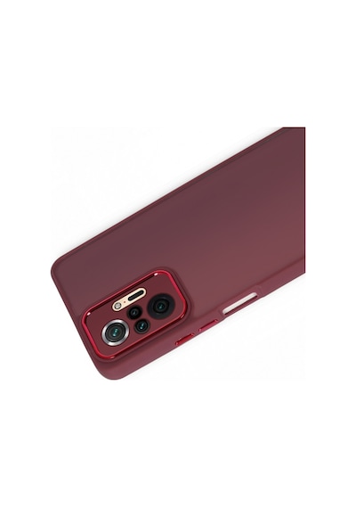 Xiaomi Redmi Note 10 Pro 4G Kılıf Freya Lazer Lens Kamera Çerçeveli Silikon Kapak