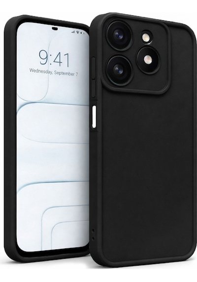 Tecno Spark Go 2024- Tecno Spark 20 - İnfinix Hot 40i- İnfinix Smart 8 Ultra Uyumlu Kamera Çıkıntılı Mat Silikon Telefon Kılıfı