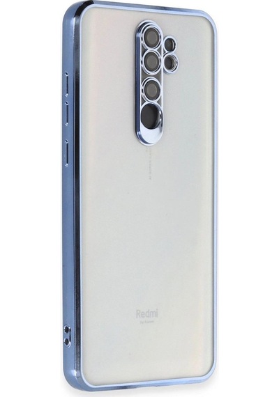 Redmi Note 8 Pro Kılıf Razer Lensli Silikon - Açık Mavi