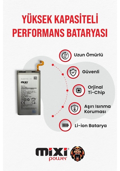 Samsung Galaxy A8 Plus Uyumlu Tam Kapasite Batarya